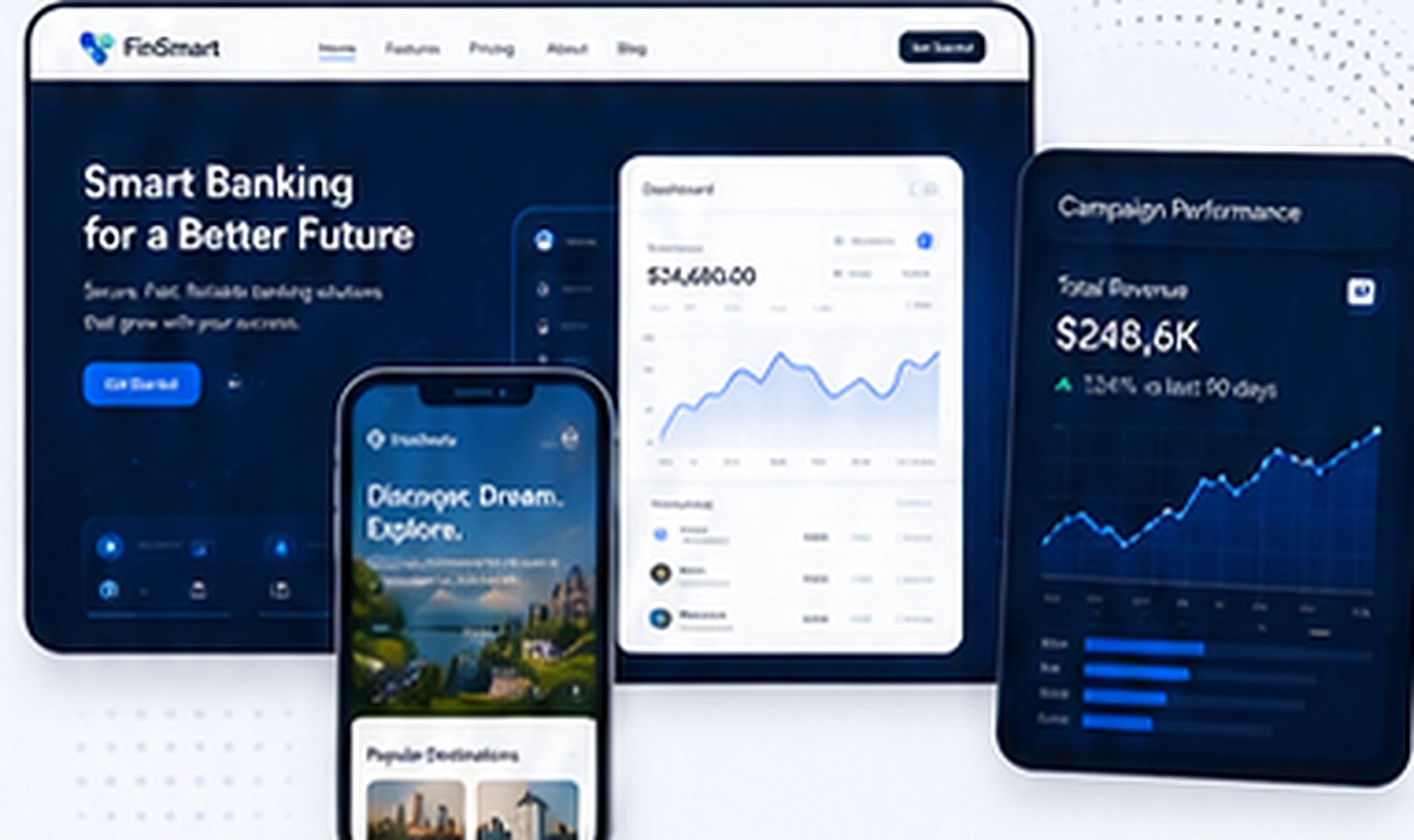 Portfolio dashboard showcase